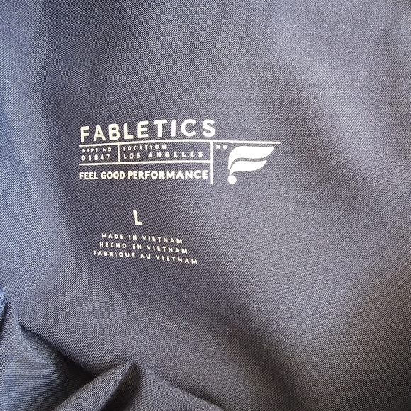 Fabletics Navy Joggers with Pockets - Picture 3 of 3